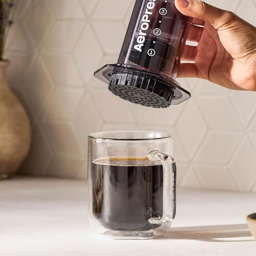 AeroPress Clear Black Coffee Press, French Press, Pour-Over & Espresso Style - Image 5