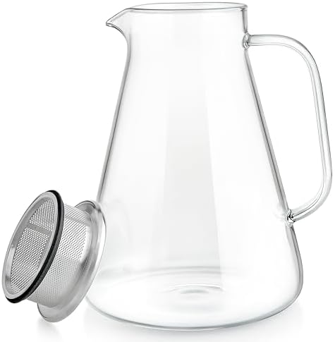 Teabloom One-Touch Tea Maker, 2-in-1 Teapot and Kettle with Stainless Steel Filter Lid for Loose Tea – Stain-free Borosilicate Glass Teapot (56 Oz) – Tea Connoisseur's Choice - Image 7