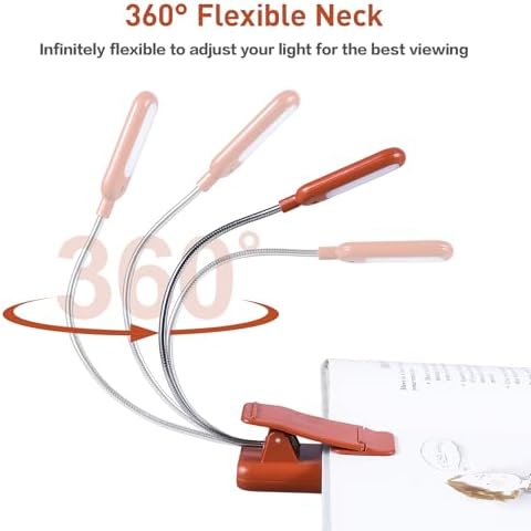 VAVOFO Rechargeable Reading Light, Clip on Book Light for Reading in Bed - Image 7