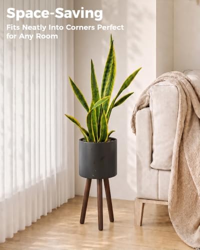 Bamworld Single Plant Holder for Indoor Plants Metal Planter Stand 8.5in - Image 5
