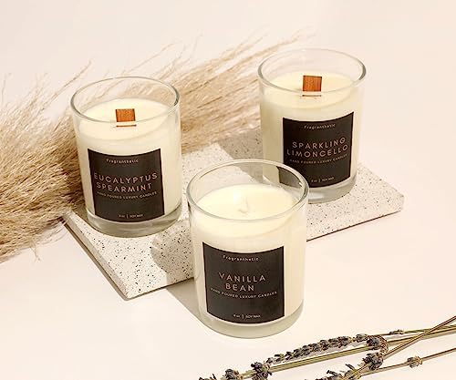 Fragranthetic Luxury Candle Making Kit for Adults | DIY Soy Candle Making Kit with Glass Jars, Wood Candle Wicks, Cotton Wicks & Candle Accessory Set - Image 5