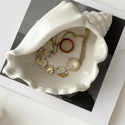 Conch Shape Ceramic Jewelry Tray - Jewelry Decorations Dish - Image 7