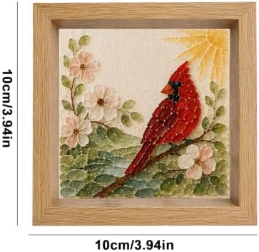 FRANDEK DIY Acrylic Gem Mosaic Craft Kit 8 Patterns Nature Theme Decor - Image 6