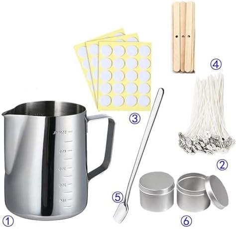 Alianm Candle Making Kit DIY Candle Kit Soy Bean Wax Making Supplies Handmade Aromatherapy Beeswax Crafts Gifts Mold Tool Sets - Image 2