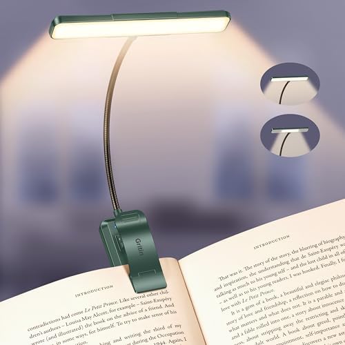 Gritin 2026 Gen 2 Book Light for Reading- 32 Eye Caring Full Spectrum LED by Gritin