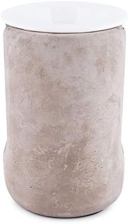 Pajoma Aroma Diffuser Concrete and Ceramic, White, 15 cm - Image 3