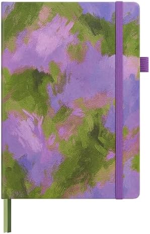 &And Per Se Lined Hardcover Notebook – A5 5.7"x8" College Ruled, 160 Pages, 100gsm Thick Paper – Aesthetic Journal for Women, Gift-Ready Planner, Everyday Writing Notebook (Lavender Grove) by AndPerSe