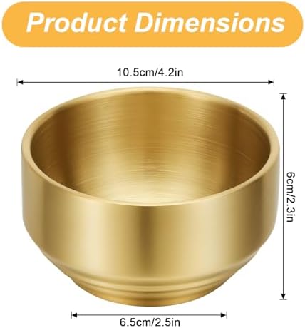 Paper Clip Holder for Desk Stainless Steel Paperclip Holder Round Gold Office Desk Accessories Gold Desks Accessories Cute Elegant Desks Organizer for Binder Clips - Image 2