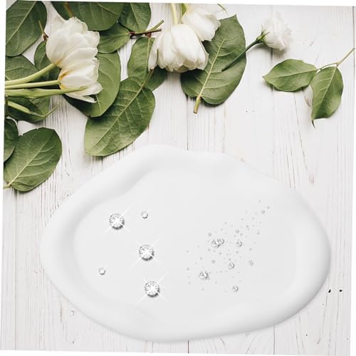 Zerodeko Ceramic Jewelry Tray Plate Ring Dish Trinket Dish Dessert Plate Salad Sushi Tray for Home Bedroom Kitchen - Image 5