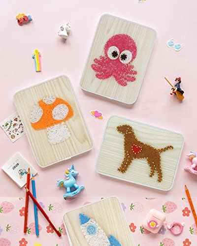 BAZIMA DIY String Art Kit for Beginner, DIY Mushroom Craft Kit,Unique Gift,Craft Kit for Holidays - Image 7