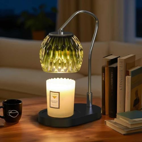 Candle Warmer Lamp with Timer & 4-Level Dimmer, Modern Decor by WYghyronic