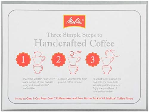 Melitta Signature Series 1 Cup Pour-Over Coffee Brewer, Gunmetal Gray - Image 4