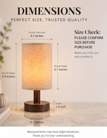 CHLORANTHUS 2 Pack Rechargeable Cordless Table Lamp – 4000mAh Battery Bedside Lamp, Mini Touch Control Dimmable LED Light with 3 Color Modes - Image 2
