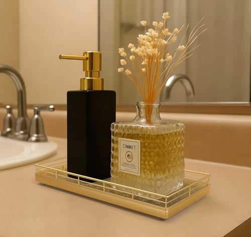 Bathroom Vanity Tray for Countertop, 12" x 6" Oak Wood Toilet Tank Tray - Image 2