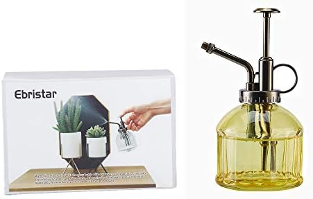 Glass Plant Mister Spray Bottle for Indoor Plants, Vintage Style Yellow - Image 7