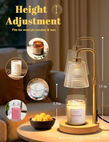 Candle Warmer Lamp with Timer, Birthday Gifts for Women, Cozy Room Decor - Image 4