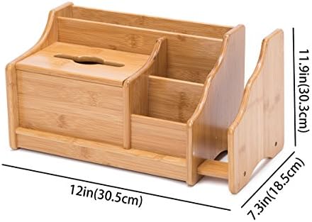 Bamboo Desk Organizer with Extendable Storage Multi-Function Stationary Organizer For Office and Home, Expandable Desk Tidy Bamboo Bookshelf - Image 6