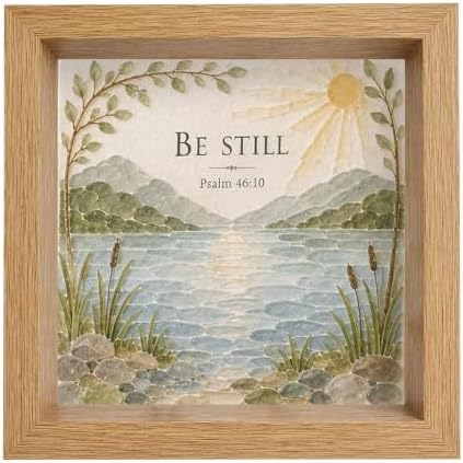 Framed DIY Mosaic Art Kit Acrylic Gem Craft Set Nature Theme Decoration by Unknown