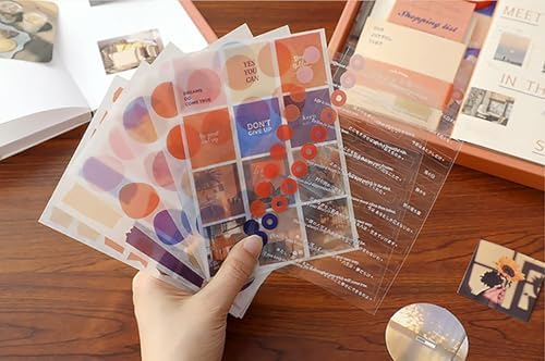 ATIRAMANIYA 346pcs Journal Supplies Kit Vintage Scrapbook Stickers Art Journaling Bullet Junk Journal Planners DIY Decoration Paper Stickers Craft Kits Notebook Collage Album (Sunset Book) - Image 7