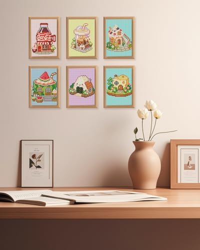 forever young Tea Time Cottage Small Diamond Art Kits, 5x7 Inch Canvas - Image 6