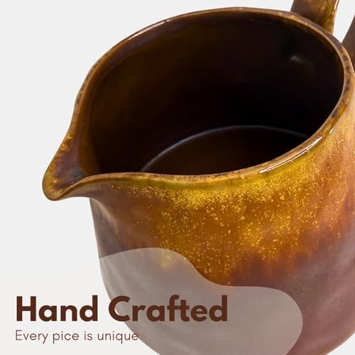 Artistic Handcrafted Ceramic Pour Over Coffee Set (Iron) - Image 3