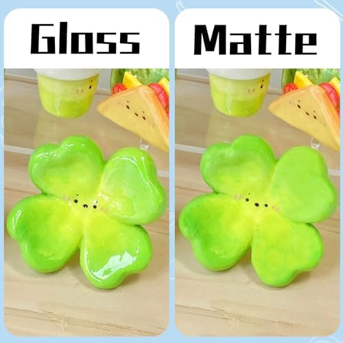 100ml Air Dry Clay Glaze, Protect Clay Surfaces,Delivers Gloss Glaze Effect (Pack of 2) - Image 2