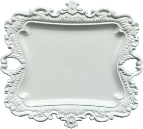 khtumeware 1 Pack Jewelry Dish White Jewelry Trays ideal for holding jewelry rings and small trinkets. by khtumeware