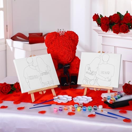 Zhanmai 2 Pack Sip and Paint Kit for Couples Date Night - Image 6