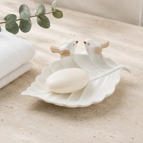 LUOZZY Ceramic Bird Leaf Trinket Dish 1Pc B2-2 - Image 6