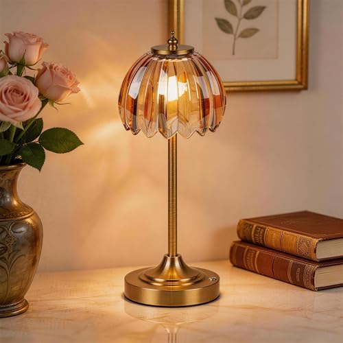 Rechargeable Cordless Table Lamp, 3 Color Temps & Stepless Dimming by Unknown