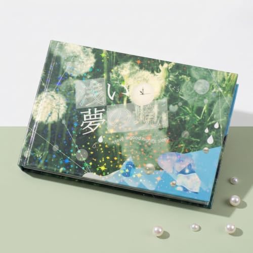 Dreamcore Sticker Book for Adults, Japanese Sticker Book with 72 Sheets, Scrapbook Sticker Book for Journaling, Aesthetic Stickers for Planner, Laptop, Phone Decoration（Dreamcore 5） by Unknown