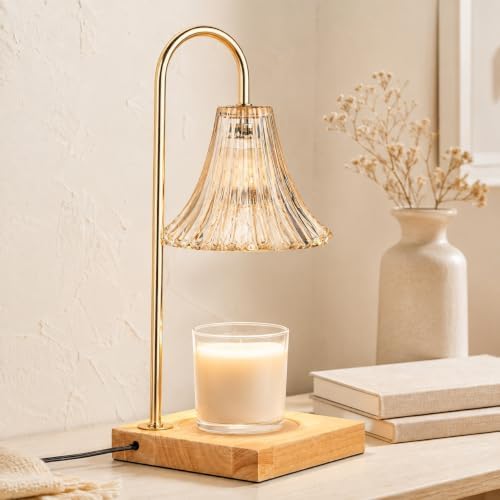 Marycele Candle Warmer Lamp with Timer, Dimmable Flower Wax Melter for Home by Marycele
