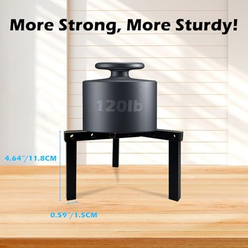 Three Legs Adjustable Metal Plant Stand for 5"-10" Plant Pot – Indoor & Outdoor (Black, 1 Pack) - Image 6