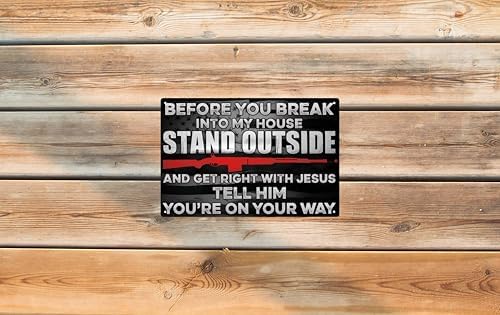 Whimsical Warning Metal Tin Signs 8x12 in Rustic Hanging Plaque for Home Restaurant Bar Cafe Decor Unique Wall Decoration Room Accent Door Sign with Humorous Message - Image 6