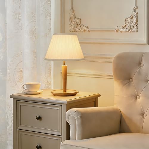 Small Pleated Lamp Shades Set of 2, 5.5"Top x 10"Bottom x 6.6"High, White - Image 5