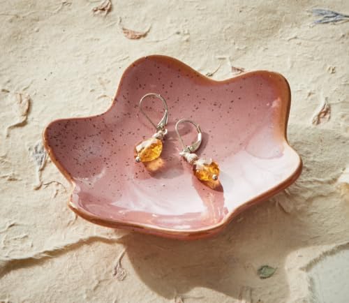 Tag Organic Wave Trinket Dish Small Pink Stoneware Pink - Image 2
