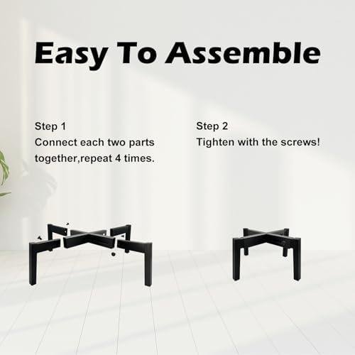 Heavy Duty Adjustable Metal Plant Stand for 10"-16" Plant Pot – Indoor & Outdoor (Black, 1 Pack) - Image 3