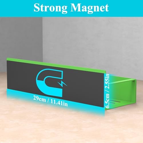 HuggieGems Metal Magnetic Spice Rack for Refrigerator Green, 4 Pack - Image 3