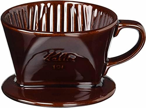 Kalita Ceramic Coffee Dripper 101 Lotto Brown # 01003 by Kalita