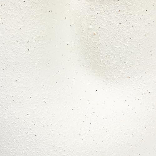 Bloomingville 7.25 Inches Stoneware Ruffled Planter with Sand Finish and Reactive Glaze, Holds 4 Inches Pot, White - Image 3