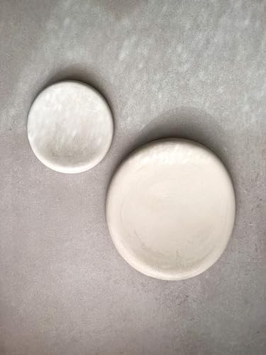 Pebble Concrete Tray, Organic Cement Tray, Nightstand Catch All, Jewelry Display, Chunky Trinket Tray, Ring Dish, Chubby Dish, Nordic Decor, Japandi Homewares - Image 2