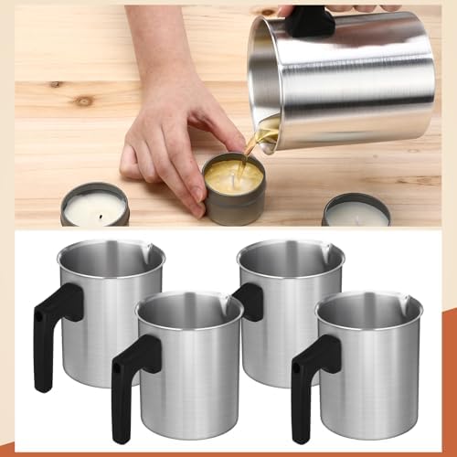 Ziliny 6 Pcs Candle Making Pouring Pot Wax Pouring Pitcher, 0.7 L - Image 4