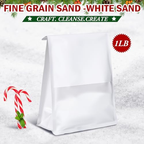 Lounsweer 1 lb Peppermint Pearled Candle Wax 30 Wicks DIY Kit Christmas - Image 2