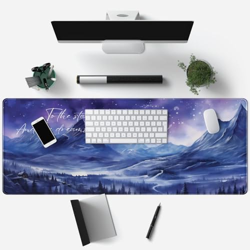 Acotar Desk Mat Sara J Maas Fantasy Mouse Pad Large for Desk Computer Pc Laptop Aesthetic Desk pad Night Court City of Starlight Laptop Mouse and Keyboard pad 31.5 x 11.8in for Office Desk Decor - Image 3
