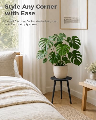 Bamworld Tall Plant Stand Indoor Wood Plant Table for Large Plant - Image 4