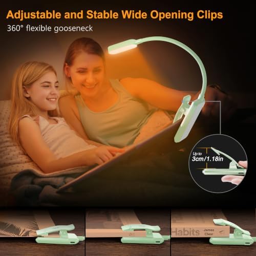 Gritin 16 LED Rechargeable Book Light for Reading in Bed - Image 5