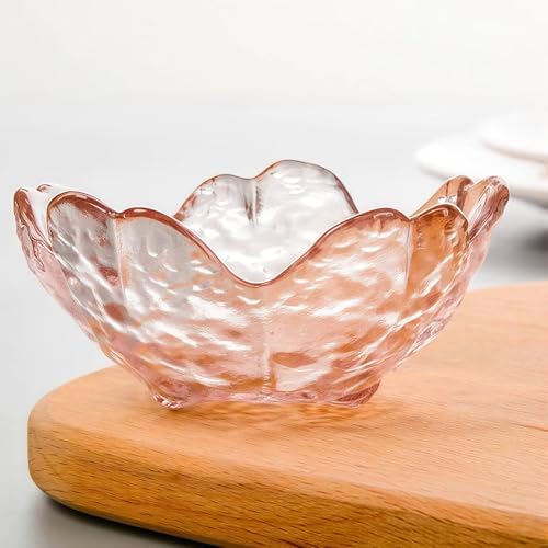 Amber Crystal Flower Jewelry Ring Dish, Clear Trinket Bowl, Cute Nightstand Decor Ring Holder for Women, Home Decor Gifts for Women, Wedding, Birthday, Mother's Day - Image 3