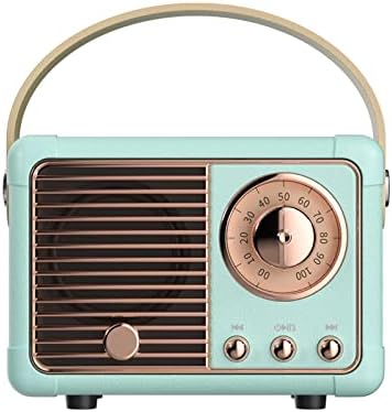 Dosmix Retro Bluetooth Speaker,Small Vintage Decor,Cute Birthday Gifts Blue by DosmixWirelessSmartLife