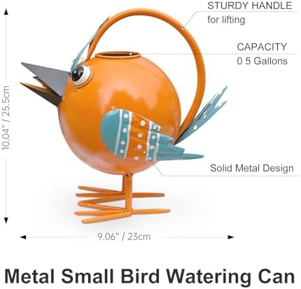 Metal Cute Bird Watering Can,Watering Can Indoor/Outdoor Plants - Image 2