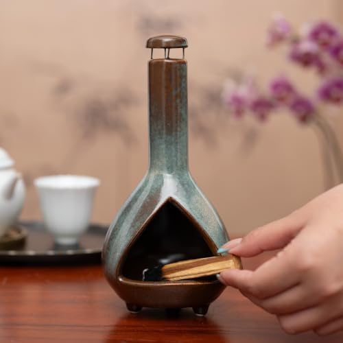 Handmade Ceramic Sage Holder, Mini Chiminea Sage Burning Smudging Bowl - Image 4